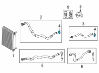 OEM 2010 BMW 535i O-Ring Diagram - 12-14-1-748-398