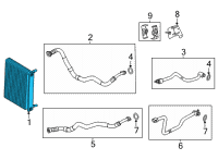 OEM 2021 BMW X6 EXTERNAL ENGINE OIL COOLER Diagram - 17-21-8-097-175