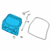 OEM Acura RDX Tailgate (Dot) Diagram - 68100-TX4-A80ZZ