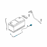 OEM 2012 Hyundai Equus Wiring Assembly-Battery Diagram - 91850-3N010