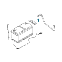 OEM 2010 Kia Optima Bolt-Windshield Washer Assembly Diagram - 1129008206B
