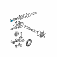 OEM 2006 Cadillac STS Flange Diagram - 19179933