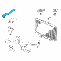 OEM Hose, Water (Upper) Diagram - 19501-RAA-A00