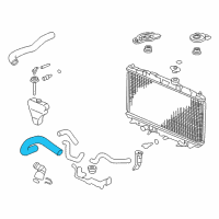 OEM 2006 Honda Accord Hose, Water (Lower) Diagram - 19505-RAA-A00