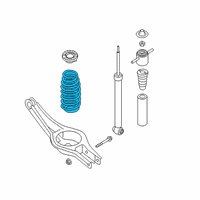 OEM 2021 Hyundai Kona Electric Spring-RR Diagram - 55330-K4000