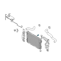 OEM 2006 Hyundai Tucson Plug-Radiator Drain Diagram - 25318-3E000