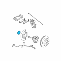 OEM 2010 GMC Sierra 3500 HD Front Hub Seal Diagram - 15017464