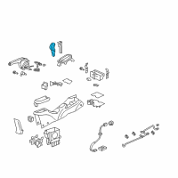 OEM 2010 Honda Insight Knob Assy., Select Lever *B157L* (DARK ROYAL BLUE) Diagram - 54131-TM8-A51ZA