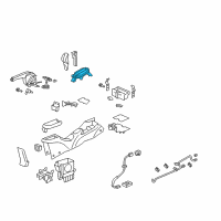 OEM Honda Escutcheon Set, Console (Straight Metaric) Diagram - 54715-TM8-A71ZC