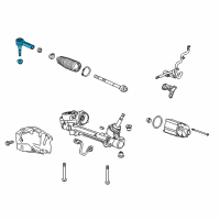 OEM Buick Outer Tie Rod Diagram - 22776539