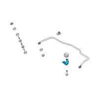 OEM 2007 Ford Crown Victoria Bushing Bracket Diagram - 3W1Z-5486-AA