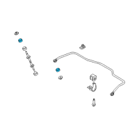 OEM 2005 Ford Crown Victoria Stabilizer Link Insulator Diagram - E9AZ-5493-AA