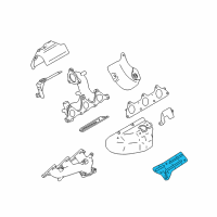 OEM 2003 Chrysler Sebring Shield-Exhaust Manifold Diagram - MR373142