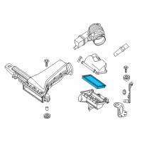 OEM Nissan Pickup Air Filter Diagram - 16546-0Z000