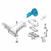 OEM 2010 Nissan Altima Duct Assembly-Air Diagram - 16576-JA100