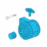 OEM 2002 BMW Z8 Compact Alternator Diagram - 12-31-1-407-440