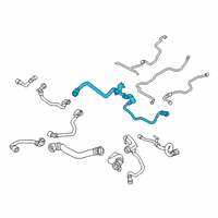 OEM 2020 BMW 540i HOSE, RADIATOR Diagram - 17-12-7-933-659