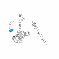 OEM 2008 Dodge Ram 3500 Gasket-TURBOCHARGER Diagram - 5086864AA