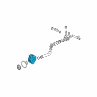 OEM Pontiac Sunfire Water Pump Diagram - 12591864