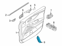 OEM 2020 Hyundai Santa Fe Switch Assembly-Ims Control Diagram - 93250-S1000-4X