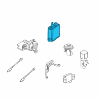 OEM 1997 Ford F-250 Vapor Canister Diagram - F75Z-9D653-AC