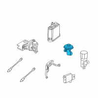 OEM 2003 Ford E-350 Club Wagon EGR Valve Diagram - XL3Z-9D475-CA