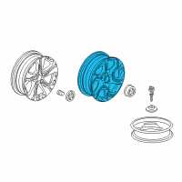 OEM Honda CR-V W-DISK (18X7 1/2J) Diagram - 42700-TLA-A64