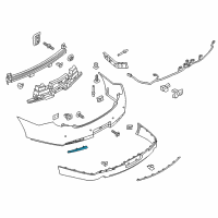 OEM 2014 Lincoln MKS Reflector Diagram - DA5Z-15A449-A