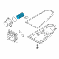 OEM Nissan Murano Filter Assembly-Oil Governor Diagram - 31726-28X0A