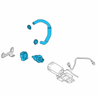 OEM 2009 Kia Sportage Purge Control Valve Assembly Diagram - 2901437501