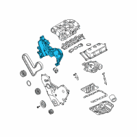 OEM Chrysler Pacifica Cover-Timing Belt Diagram - 4792687AA
