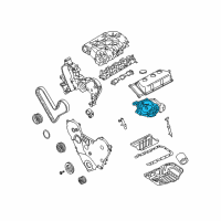 OEM Chrysler Pump-Engine Oil Diagram - 68149014AA