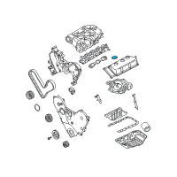 OEM 2006 Chrysler Pacifica Cap-Oil Filler Diagram - 4892141AA
