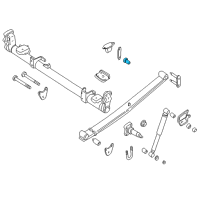 OEM 2001 Nissan Quest Bush-Rear Spring Diagram - 55046-1B700