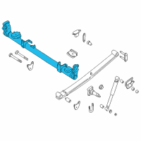 OEM 1993 Nissan Quest Tube Assy-Rear Axle Diagram - 43009-0B001