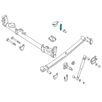 OEM 2002 Nissan Quest Shackle-Rear Spring Diagram - 55222-1B700