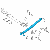 OEM 1999 Nissan Quest Spring Assy-Leaf, Rear Diagram - 55020-7B000