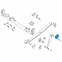 OEM 2001 Nissan Quest Bracket-Rear Shock ABSORBER Diagram - 56223-7B002