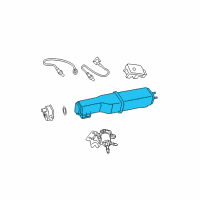 OEM 2017 Ram ProMaster 3500 CANISTER-Vapor Diagram - 5147067AH