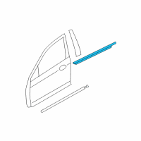 OEM 2010 Mercury Milan Belt Weatherstrip Diagram - 6E5Z-5421452-BA