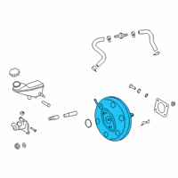 OEM 2021 Kia Forte BOOSTER ASSY-BRAKE Diagram - 59110M6250