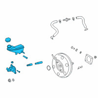 OEM 2021 Kia Forte Cylinder Assembly-Brake Diagram - 58510M6220