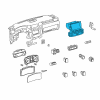 OEM 2009 Lexus LX570 Multi-Display Diagram - 86111-60450