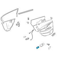 OEM 2014 Buick LaCrosse Window Switch Diagram - 9060784