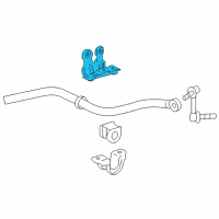 OEM 2008 Lexus IS350 Bracket Sub-Assy, Stabilizer Diagram - 48809-30130