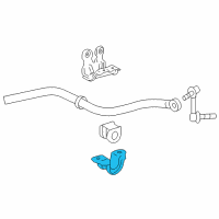 OEM Lexus GS460 Bracket, STABILIZER Diagram - 48824-30130