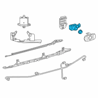 OEM Toyota RAV4 Park Sensor Diagram - 89341-06070-C3