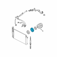 OEM 2007 Ford Fusion Pulley Diagram - 6E5Z-19D784-B