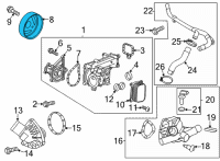 OEM Buick Pulley Diagram - 55491377