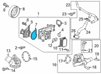 OEM Buick Gasket Diagram - 55487554